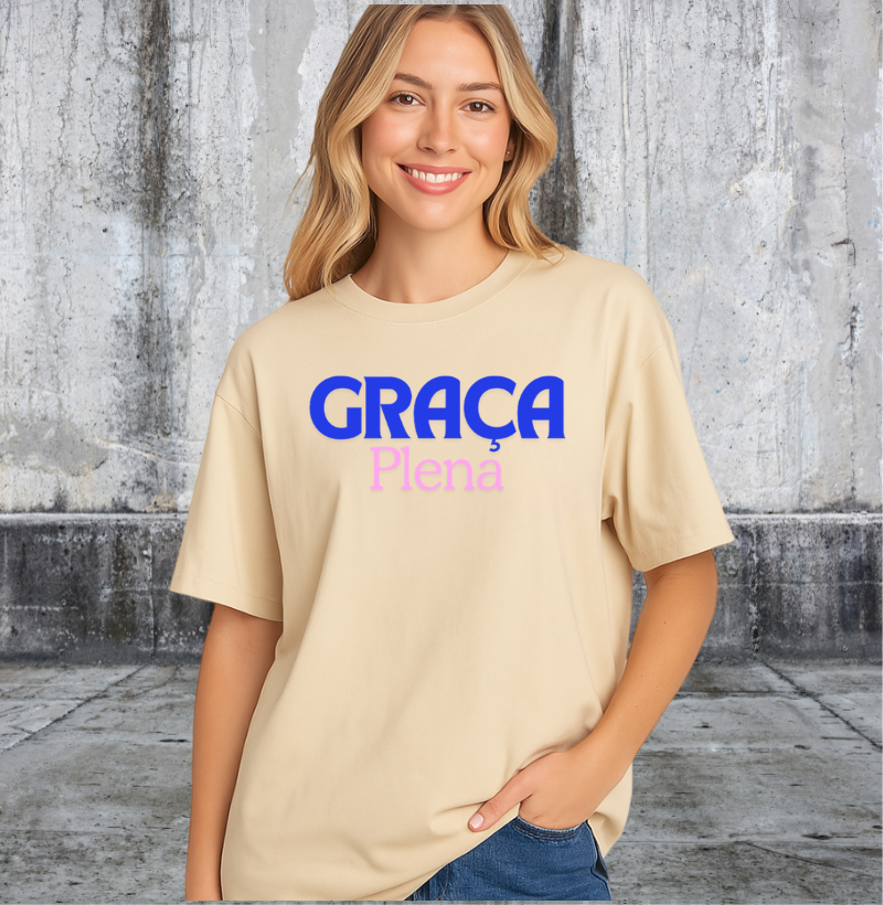 Graça plena - OVERSIZED