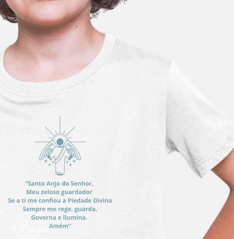 Camiseta infantil Santo Anjo