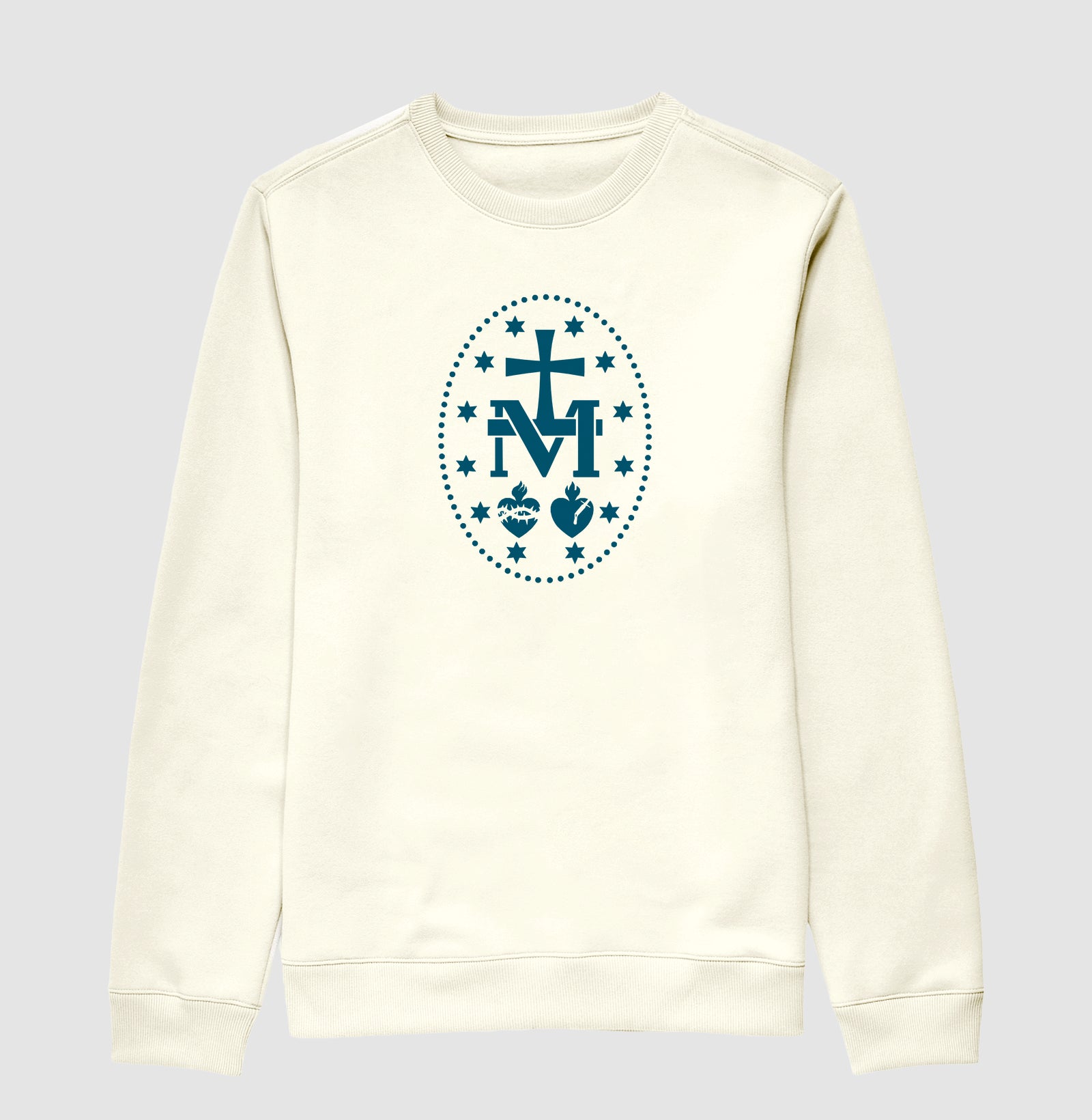 Medalha Milagrosa azul escuro