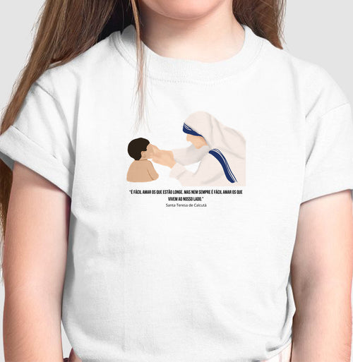 Camiseta Infantil Madre Teresa de Calcutá