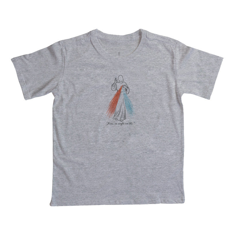 Camiseta Infantil Jesus Misericordioso