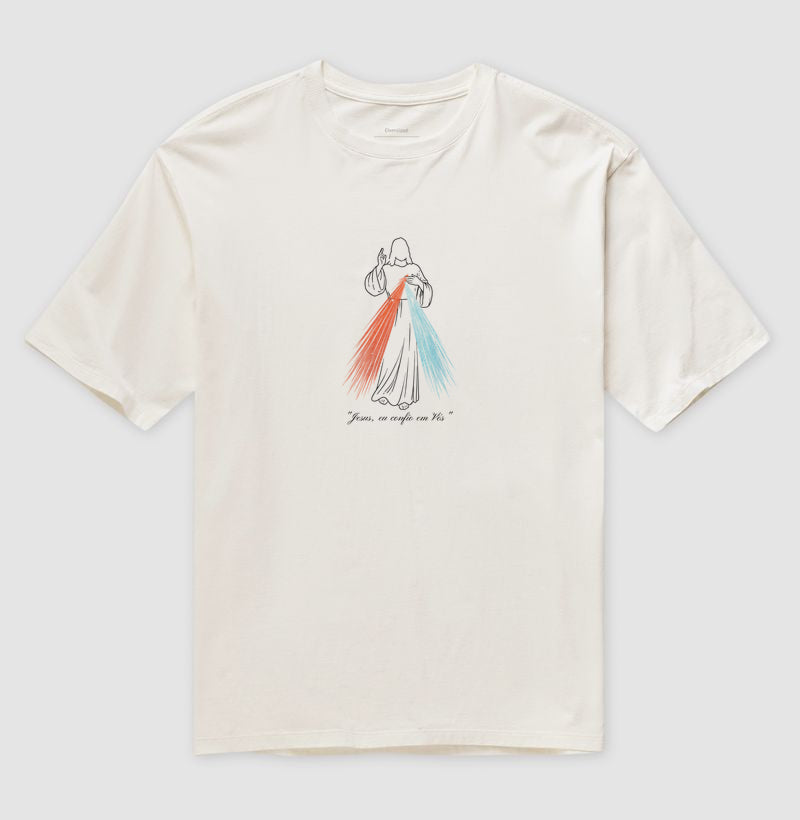 Camiseta Oversized Jesus Misericordioso