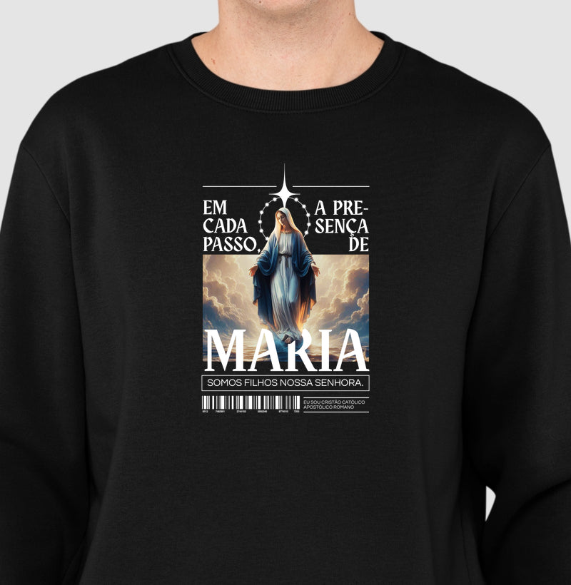 Suéter Moletom Presença de Maria