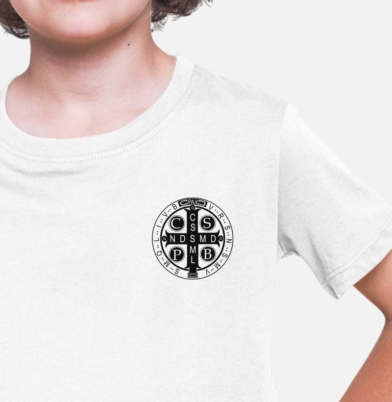 Camiseta Infantil São Bento medalha lateral