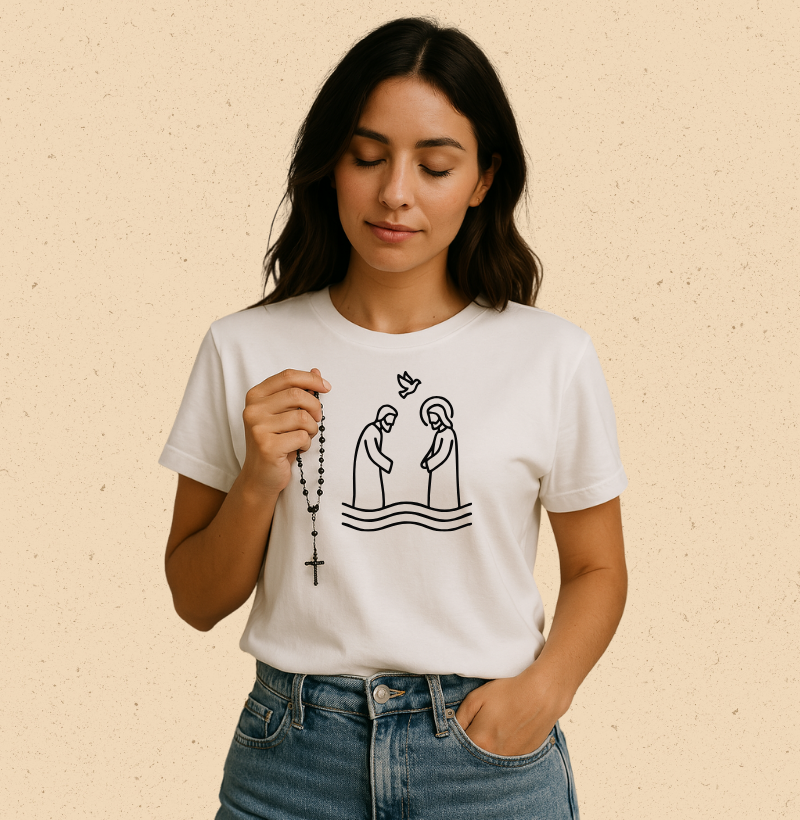 Camiseta Batismo e o Espírito Santo