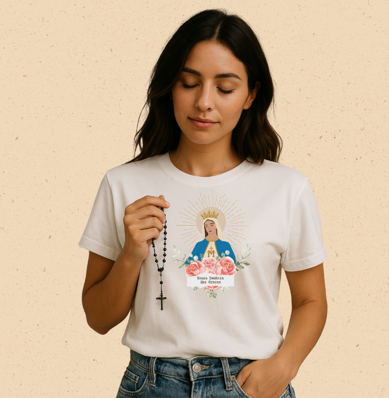 Nossa Senhora das Graças flores