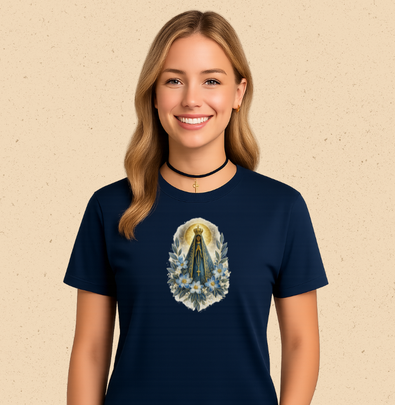 Camiseta Nossa Senhora Aparecida – Aquarela