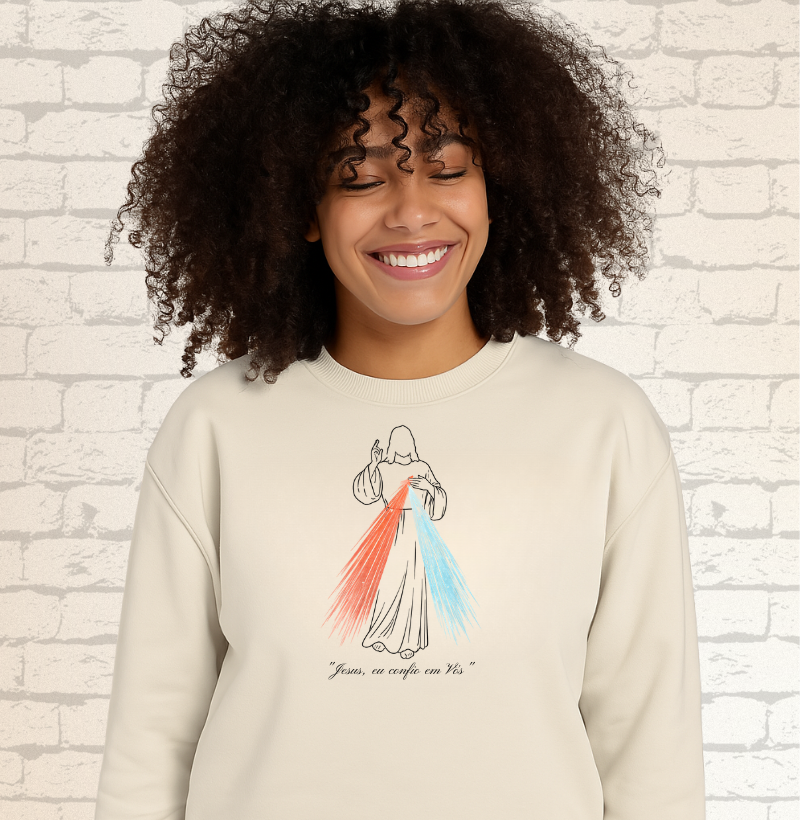 Suéter Moletom Jesus Misericordioso