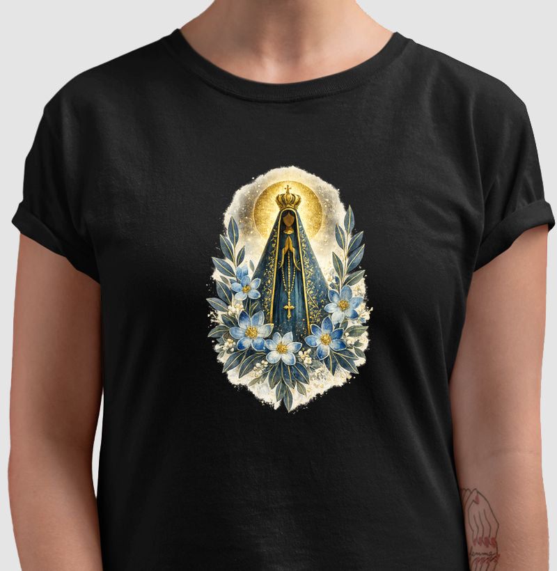 Camiseta Nossa Senhora Aparecida – Aquarela