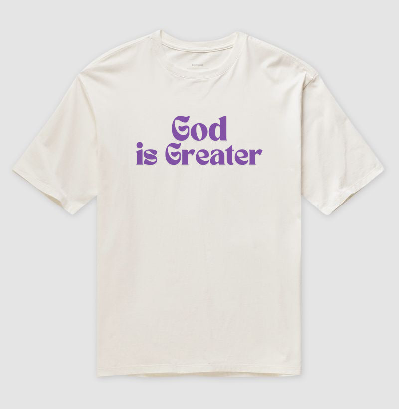 Deus é melhor - OVERSIZED