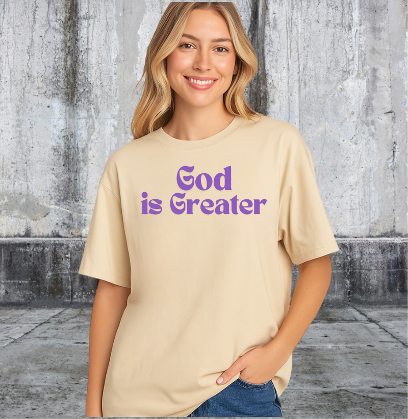 Deus é melhor - OVERSIZED