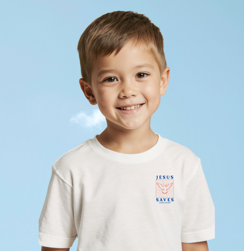 Camiseta Infantil Jesus Saves