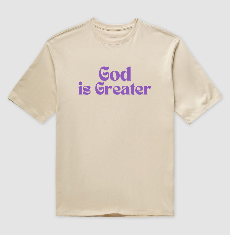 Deus é melhor - OVERSIZED