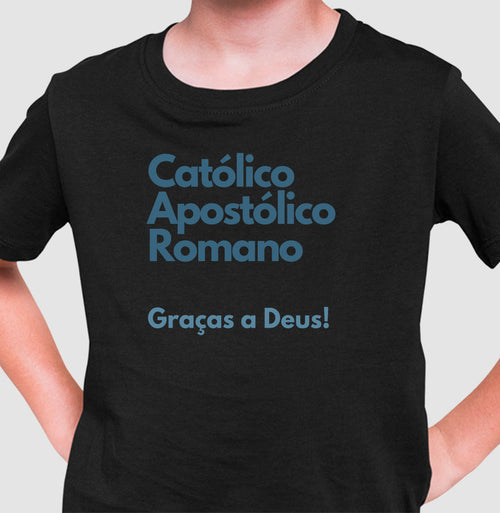 Camiseta Infantil Graças a Deus!