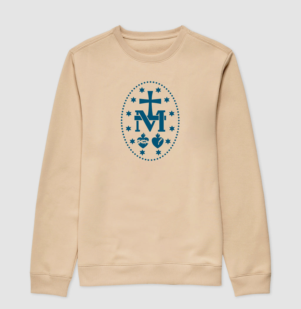 Medalha Milagrosa azul escuro