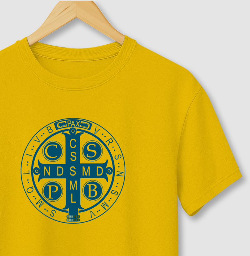 Medalha São Bento azul