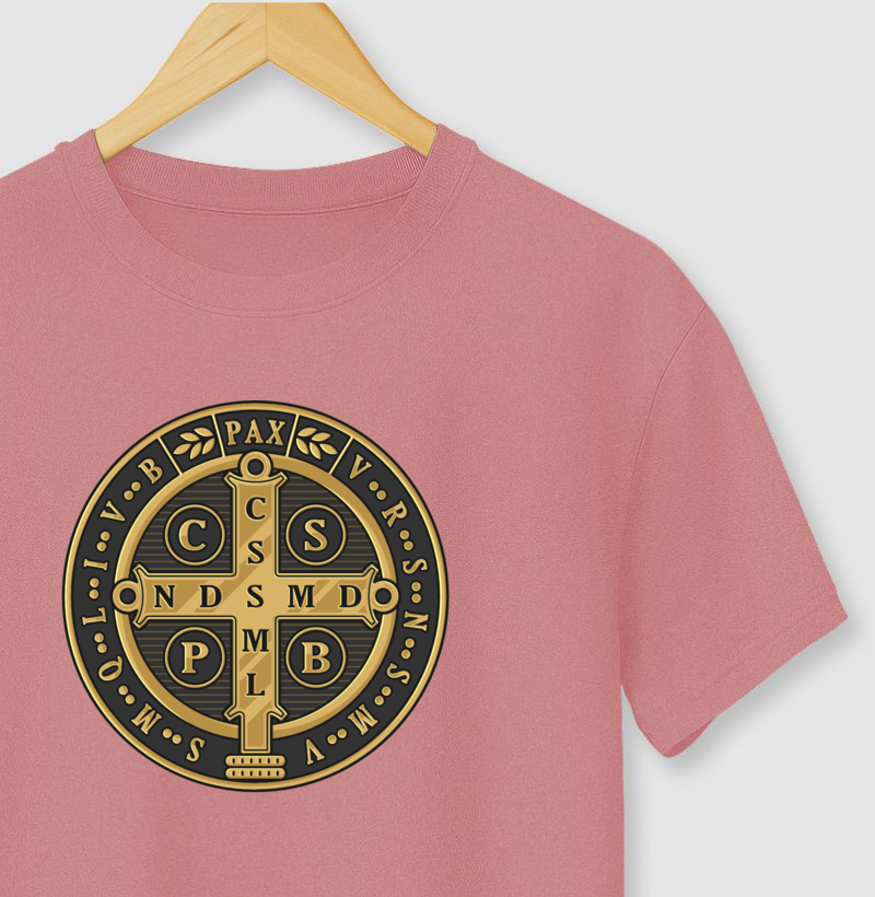 Medalha São Bento dourada