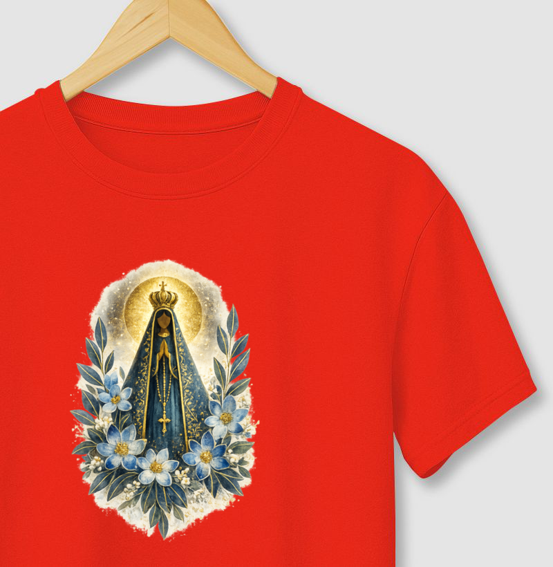 Camiseta Nossa Senhora Aparecida – Aquarela