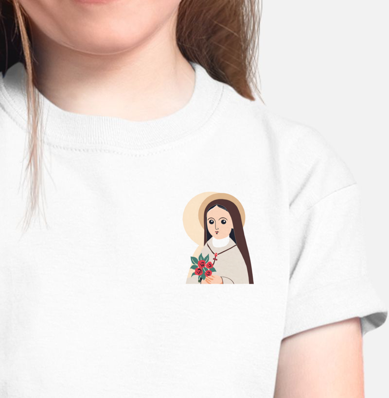 Camiseta Infantil Santa Teresinha do Menino Jesus