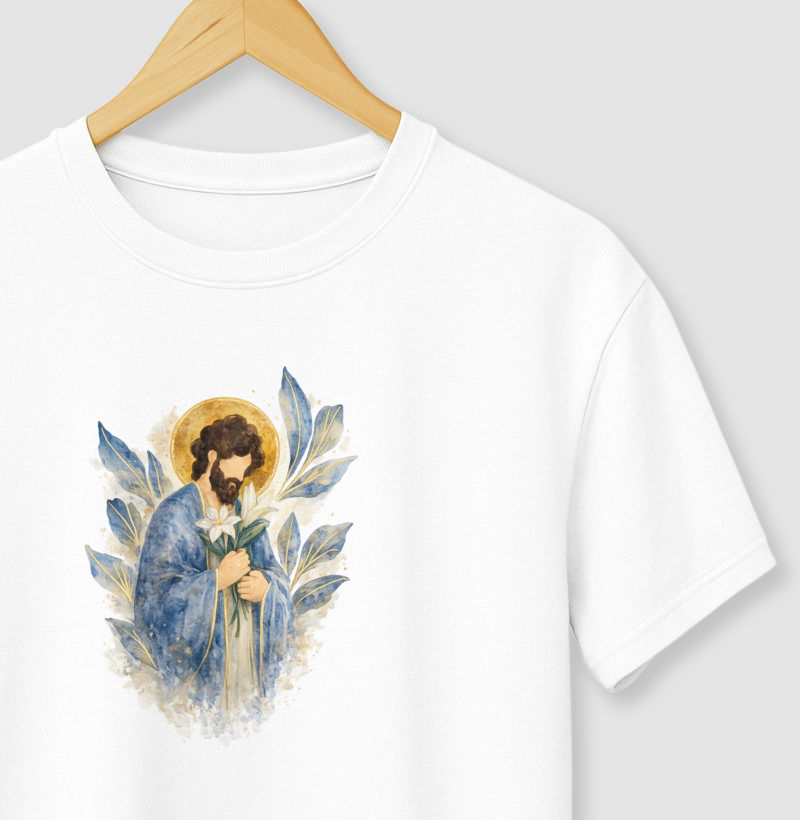 Camiseta São José Aquarela