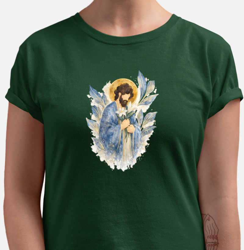 Camiseta São José Aquarela