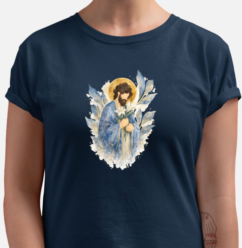 Camiseta São José Aquarela