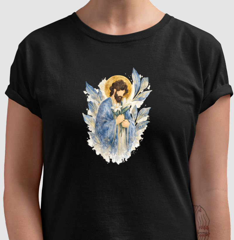 Camiseta São José Aquarela